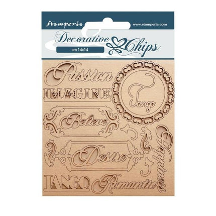 Éclats décoratifs cm 14x14 - Désir textes
