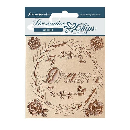 Éclats décoratifs cm 14x14 - rêve Rose Parfum