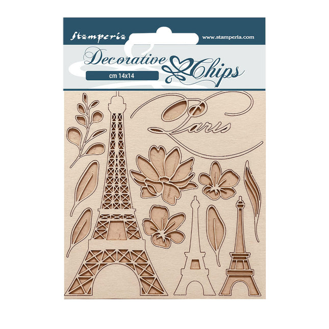 Formes décoratives cm 14x14 - Create Happiness Oh lá lá Tour Eiffel