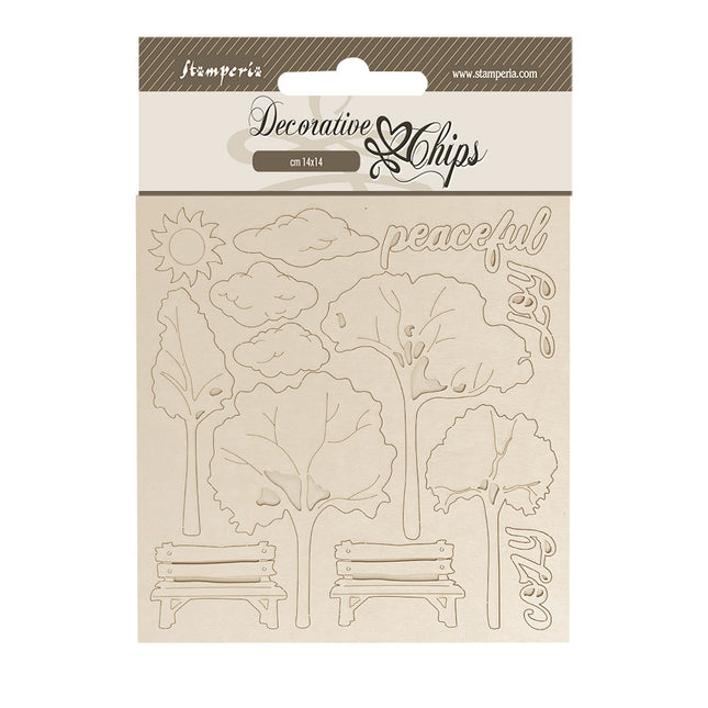 Éclats décoratifs cm 14x14 - jardin Silent Sea
