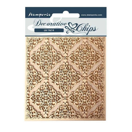 Pièces décoratives 14x14 cm - Texture La Belle au bois dormant