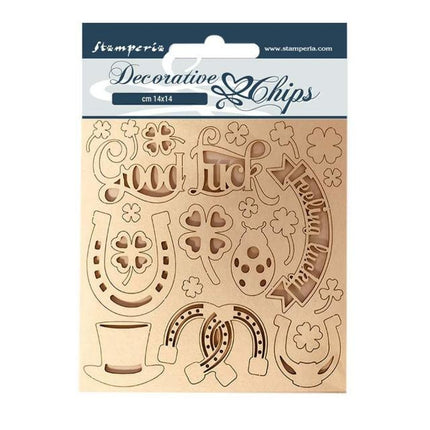 Éléments décoratifs 14x14 Bonne chance