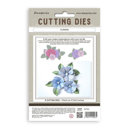 Matrices de découpe A6 - Fleurs