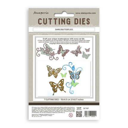 Matrices de découpe A6 - Papillons virevoltants