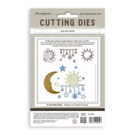 Cutting Dies A6 - Sun and moon