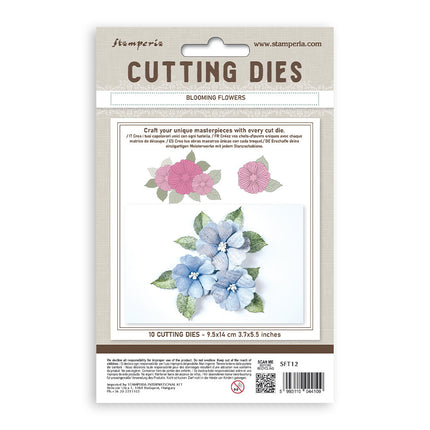 Matrices de découpe A6 - Fleurs épanouies