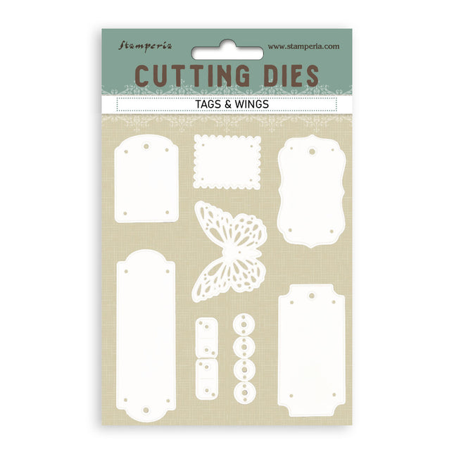 Cutting Dies A6 - Tags and wings