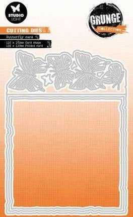 Matrice de découpe SL Carte papillon Collection Grunge n°500