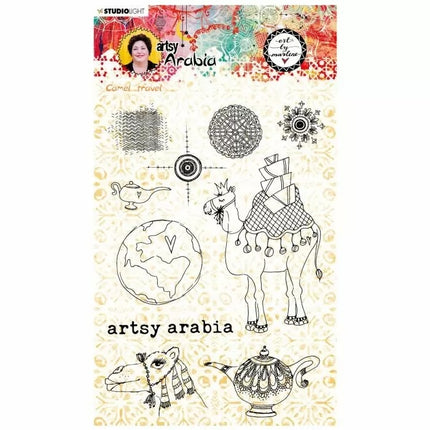 Studio Light • Tampon transparent Artsy Arabia 148x210mm nr.60