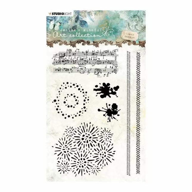 Studio Light • Tampon transparent A6 Jenine's Mindful Art n° 03