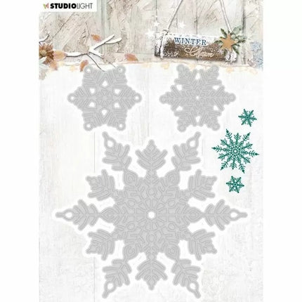 Studio Light • Matrice de découpe et de gaufrage Winter charm 94x124mm nr.324