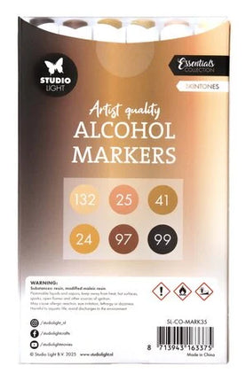 Marqueurs à alcool Tons chair (SL-CO-MARK35)