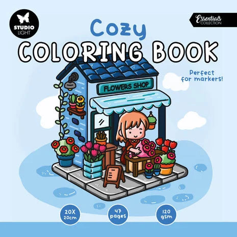 Livre de coloriage Essentials Cozy (SL-ES-CB03)