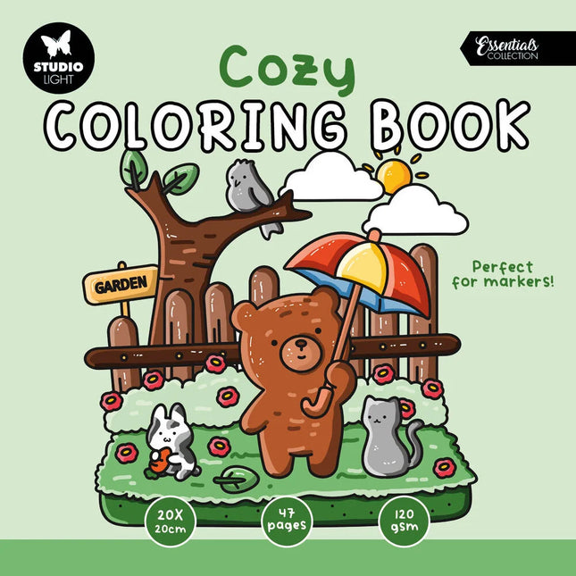 Livre de coloriage Essentials Cozy (SL-ES-CB04)