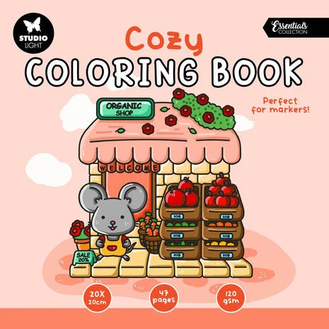 Livre de coloriage Essentials Cozy (SL-ES-CB02)
