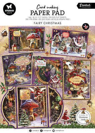 Bloc pour la création de cartes SL Fairy Christmas Essentials n°19