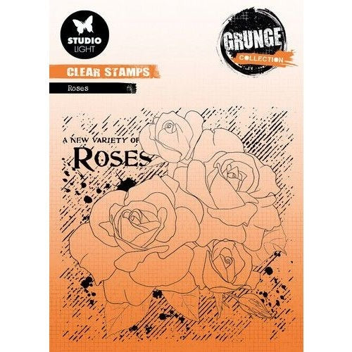 Tampon transparent SL Roses, collection Grunge n° 401