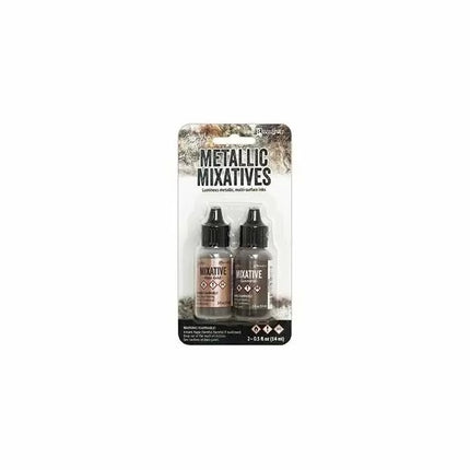Ranger • Mélanges métallisés Tim Holtz Rosegold & Gunmetal