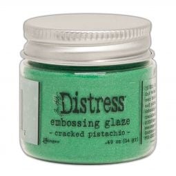 Ranger • Glaçure à embosser Distress Cracked pistachio