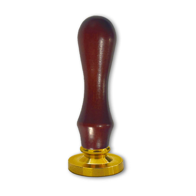 Manche avec cachet ovale sapin de Noël