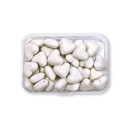 Recharge de cire de 20 g en forme de cœur - Blanc nacré