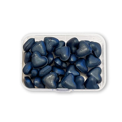Recharge de cire de 20 g en forme de cœur - Bleu profond nacré