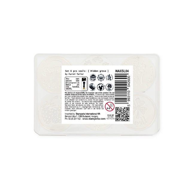 Lot de 6 sceaux de 2,5 cm de diamètre - Grove