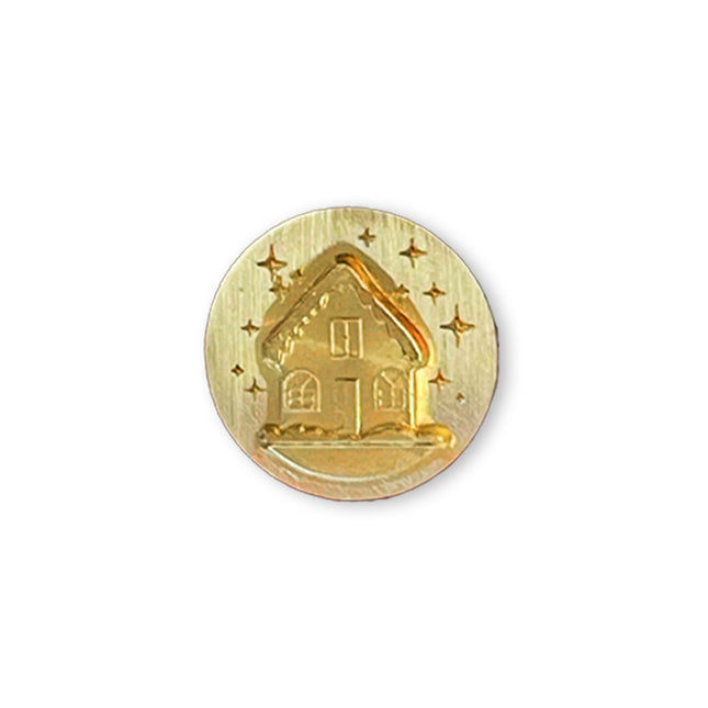Set de 6 sceaux décoratifs pour loisirs créatifs, diamètre 2,5 cm, Noël
