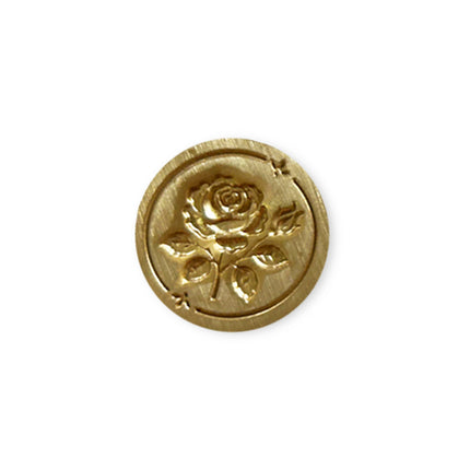 Lot de 6 cachets décoratifs pour loisirs créatifs, diamètre cm2,5 Flowers and Poems