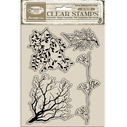 Tampon acrylique cm 14x18 - Herbarium Silvae branches d’arbre